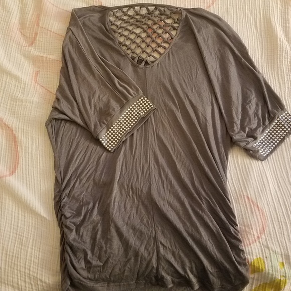 Daytrip Tops - Bling crystal rushed top